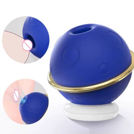 Planet Shape Sucking Vibrator