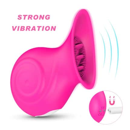 Silicone Tongue Sucking Vibrator