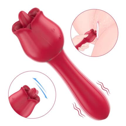 G-Spot Rose Licking Vibrator