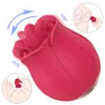 Rechargeable Rose Tongue Vibrator