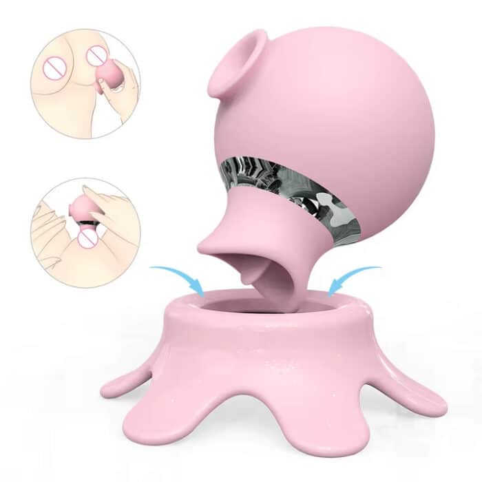 Octopus Shape Nipple Clitoris Sucking Vibrator