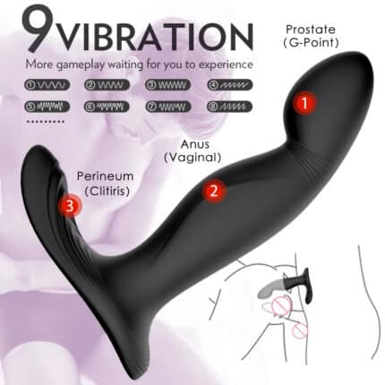 Chastity Vibrating Anal Plug