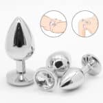 Metal Stainless Steel Butt Anal Plug