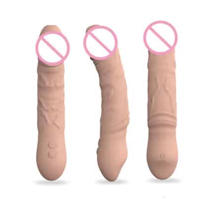 Soft Silicone Rotating Dildo Vibrator