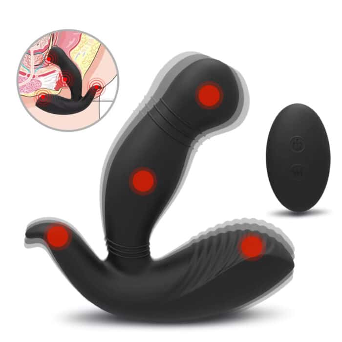 New Anal Butt Plug Silicone Vibrator
