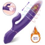Heat Silicone Rabbit Vibrator