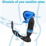Bluetooth Wireless G-Spot Anal Vibrator Plug Prostate Massager