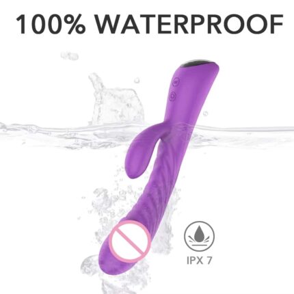 Purple Rabbit Vibrator USB Charging, High-Quality Pussy & G-Spot Stimulator