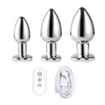 APP + Remote Anal Vibrator LED Luminous Butt Plug Sex Toy for Couples