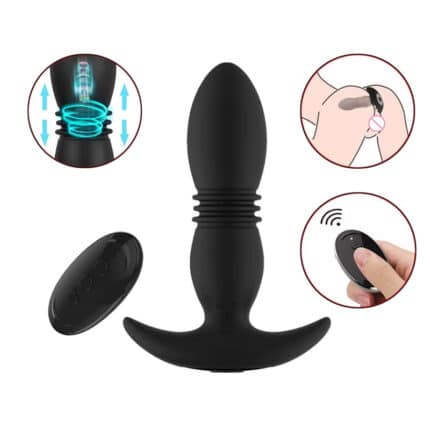 Prostate Massager Anal Thruster Vibrator Sex Toy