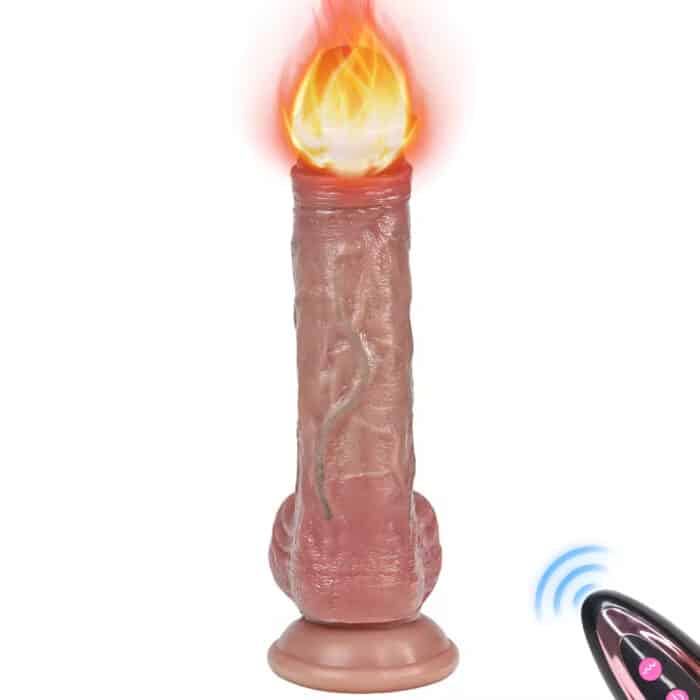 Realistic Big Silicone Dildo S-Hande Thrusting & Pulsating Vibrator for Couples & Women