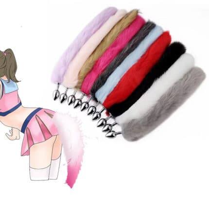 40cm Cosplay Cat Tail Anal Plug