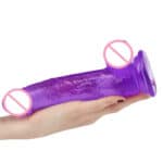 Realistic PVC Penis with Balls Large, Life-Like, and Durable