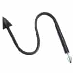 Double Ended Triangle Devil Tail Anal Plug with Whip