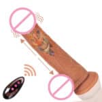 Thrusting Dildo Vibrator with Remote