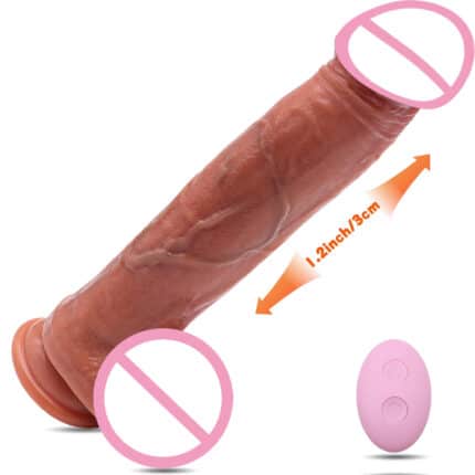 Thrusting Dildo Vibrator – Realistic Silicone