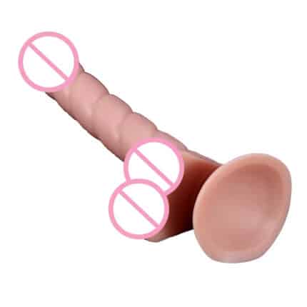 Extra Long Flesh Tone PVC Dildo