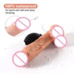 Ultra Realistic Water Spray Dildo Medical Silicone Suction Cup Ejaculating Toy