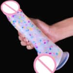 High Quality Transparent Huge Jelly Dildo