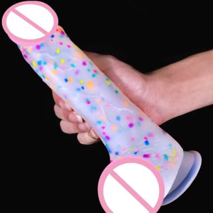 High Quality Transparent Huge Jelly Dildo