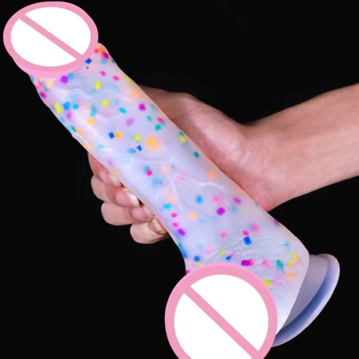 High Quality Transparent Huge Jelly Dildo