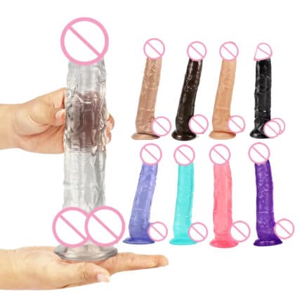 Huge Realist Dildo – G-Spot Stimulating, Pulsating, Silicone, for Male or Female Use