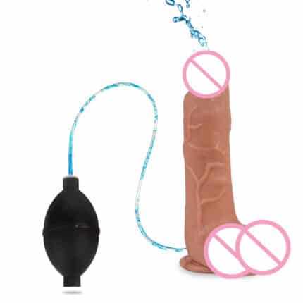 Huge Vibrating Squirting Dildo