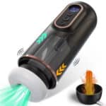 LED Display Electric Male Masturbator Hot Sale Heated, Thrusting & Sucking Pleasure Cup