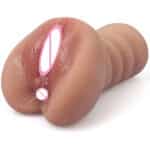 Realistic Pocket Pussy for Men Factory Wholesale Dual Channel Ass & Vagina Masturbator Cup