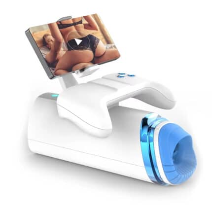 Interactive Game Cup Masturbator – 7 Thrust Modes, Dual Grip & Phone Viewing Stand