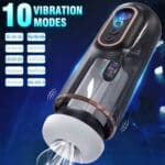 High-Tech Male Sex Toy – LED Display Masturbator with Heating, Thrust & Sucking