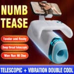 Male Stroker Game Cup – 7-Mode Automatic Thrusting Masturbator with Handles & Phone Holder