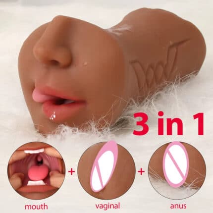 Dual Entry Pocket Pussy – Realistic Ass & Vaginal Masturbator for Men