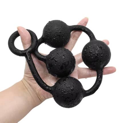 Extra-Long Large Butt Plug Pull Bead Anal Plug