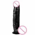 New Arrival Extra Large 12” Fleshy PVC Dildo Realistic Anal & Vaginal Toy