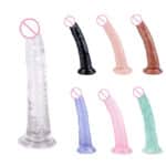 High Quality Colorful Realistic Dildo