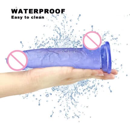 High Quality PVC Dildo Realistic Life-Size with Balls for Men