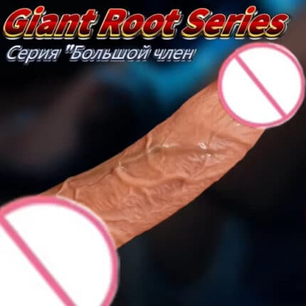 Silicone Realistic Dildo High Quality Thrusting Vibrator with Clitoral Suction