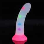 Soft Realistic Penis Dildo 7 Inch Brown & Black TPE with Suction Cup Base
