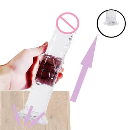 Economy 7 Inch Realistic Dildo Soft PVC Discreet Adult Toy for Women