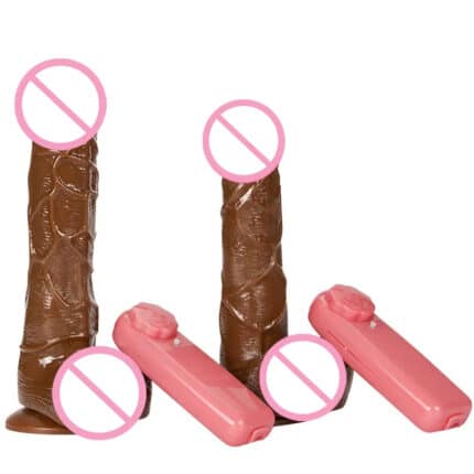Advanced Realistic Dildo Heating, Thrusting, Swinging Vibrator for Female Intimate Use