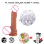 Best Seller 8 Inch Realistic Vibrating Dildo for Female Pleasure