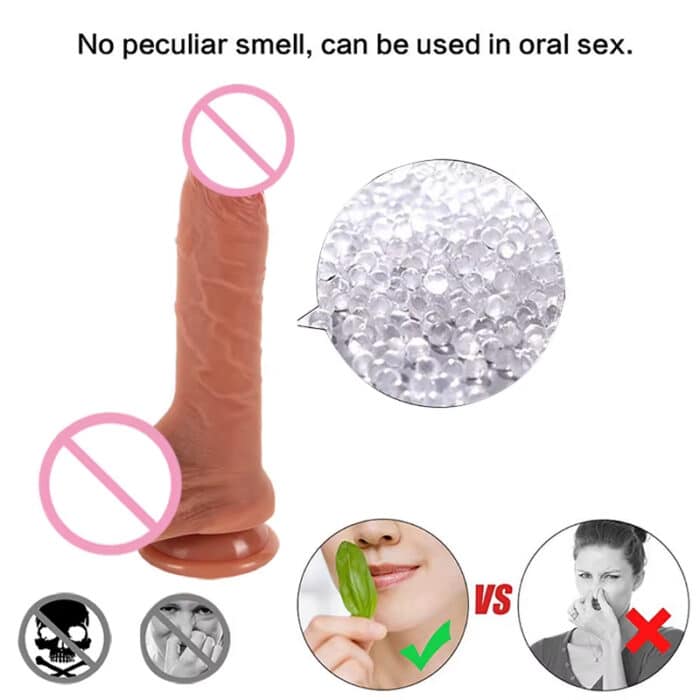 Best Seller 8 Inch Realistic Vibrating Dildo for Female Pleasure