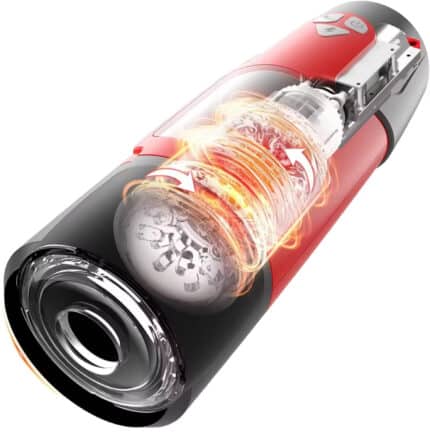 Hands Free Piston Sex Machine Vibrating Suction Dildo