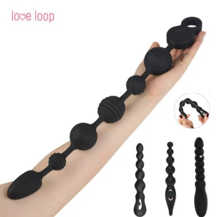 Silicone Anal Beads Vibrator