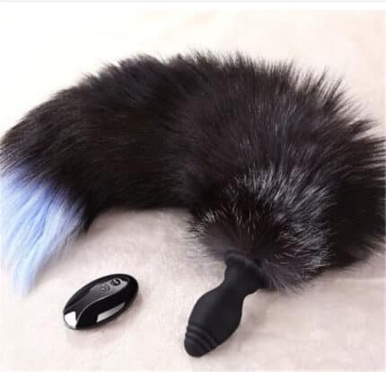High Quality Remote Control Vibrating Fox Tail Anal Plug – Silicone Butt Plug