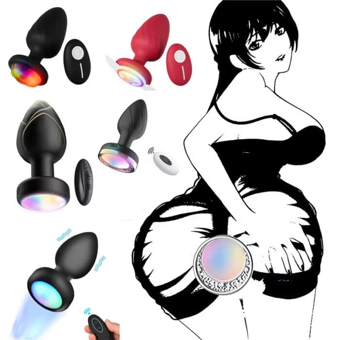 Remote Control Silicone Butt Plug