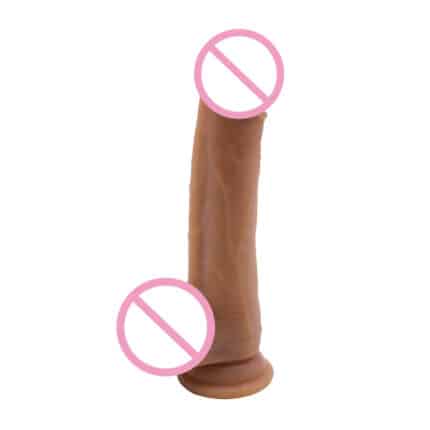 Realistic Vibrating Silicone Dildo