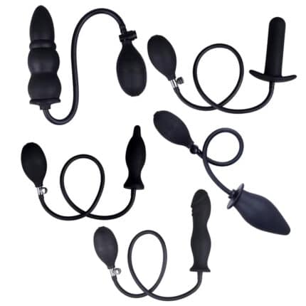 Silicone Inflatable Anal Plug