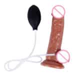 Heavy-Duty Squirting Dildo Realistic Vibrating Toy for Anal Hygiene & Play